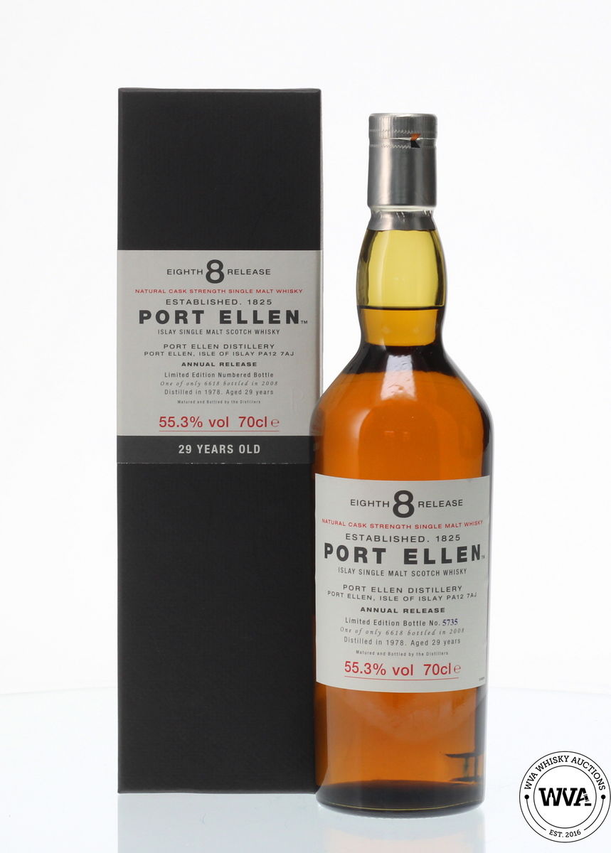 PORT ELLEN 29 YEAR OLD 8TH RELEASE