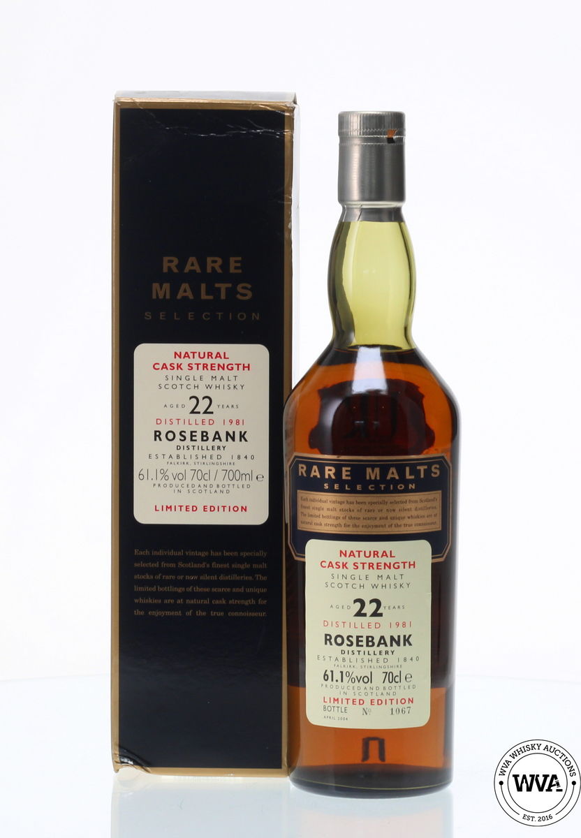 ROSEBANK 1981 22 YEAR OLD RARE MALTS 