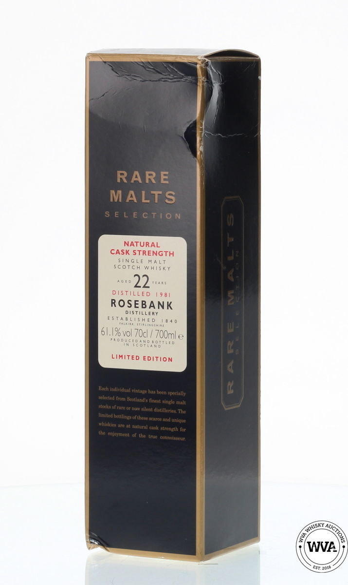 ROSEBANK 1981 22 YEAR OLD RARE MALTS 