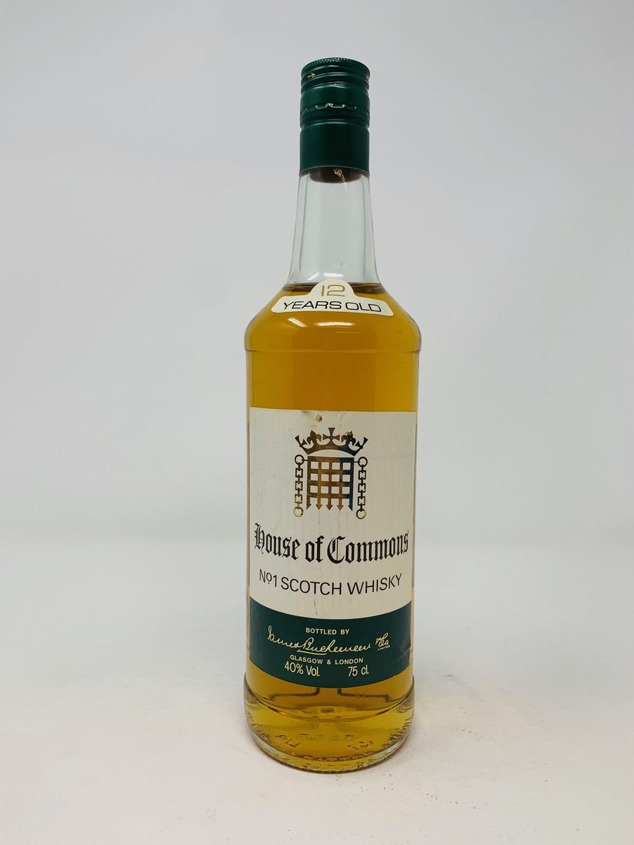 HOUSE OF COMMONS 12 YEAR OLD NO1 SCOTCH WHISKY 1980'S