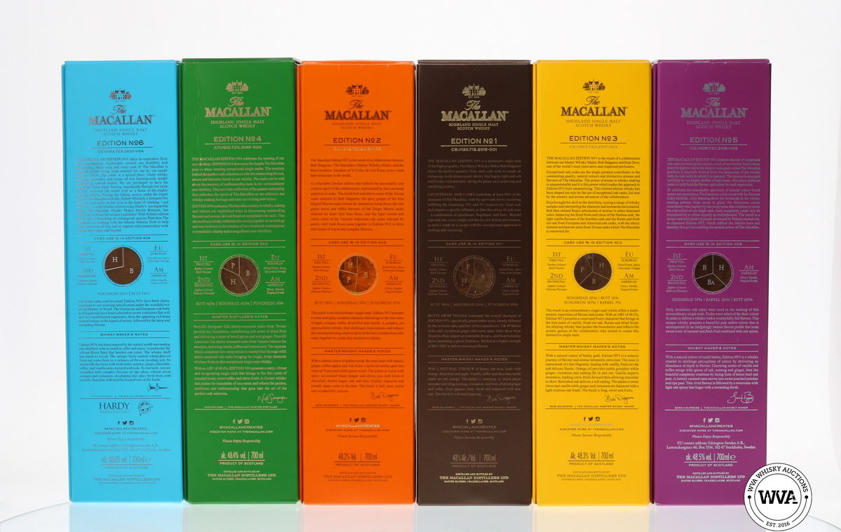 MACALLAN EDITIONS (1-6) 