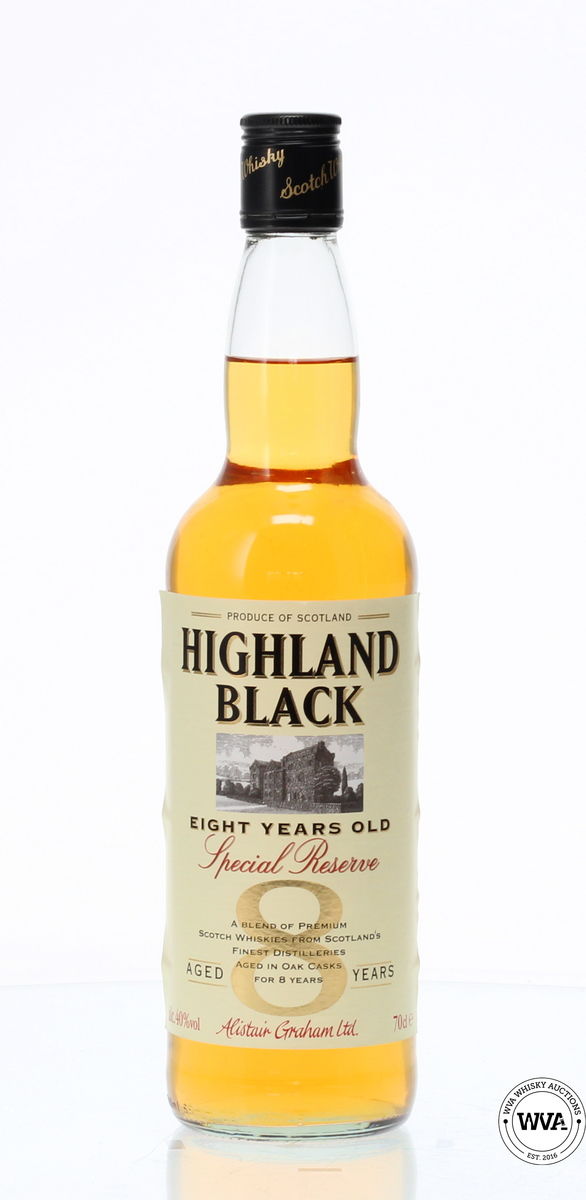 HIGHLAND BLACK 8 YEAR OLD BLENDED WHISKY