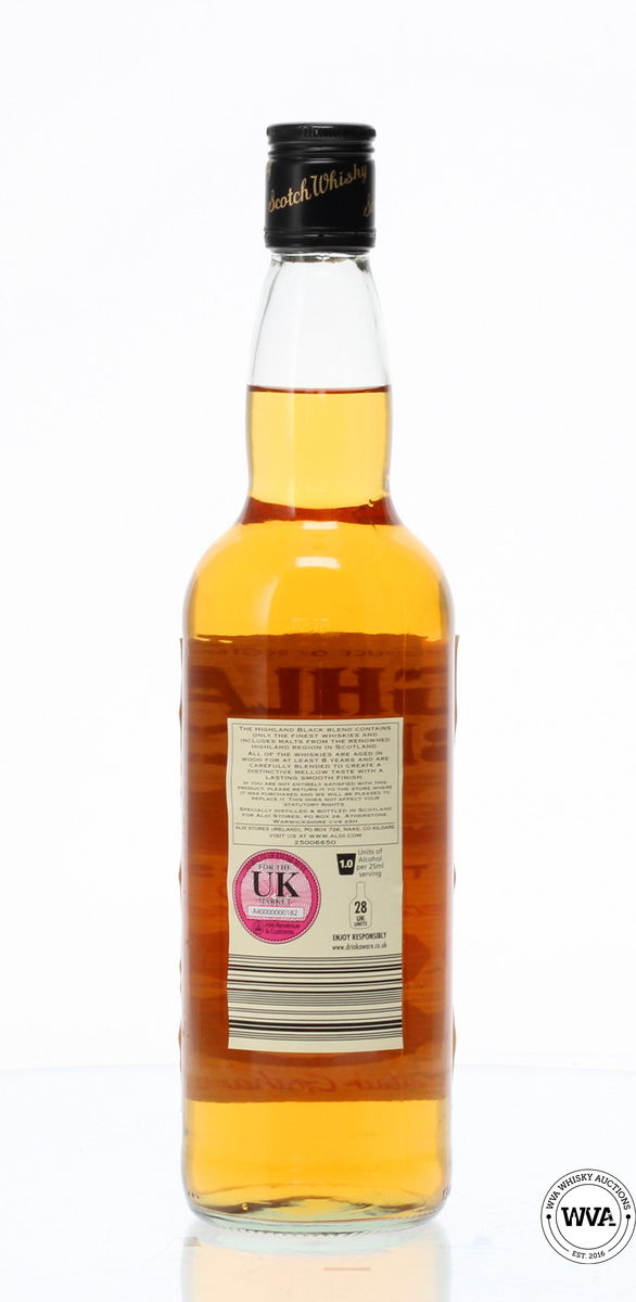 HIGHLAND BLACK 8 YEAR OLD BLENDED WHISKY