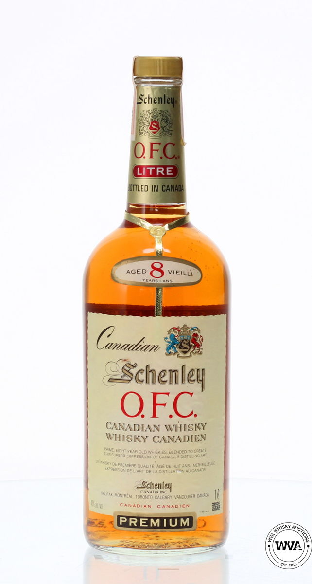 SCHENLY 8 YEAR OLD  O.F.C CANADIAN WHISKY