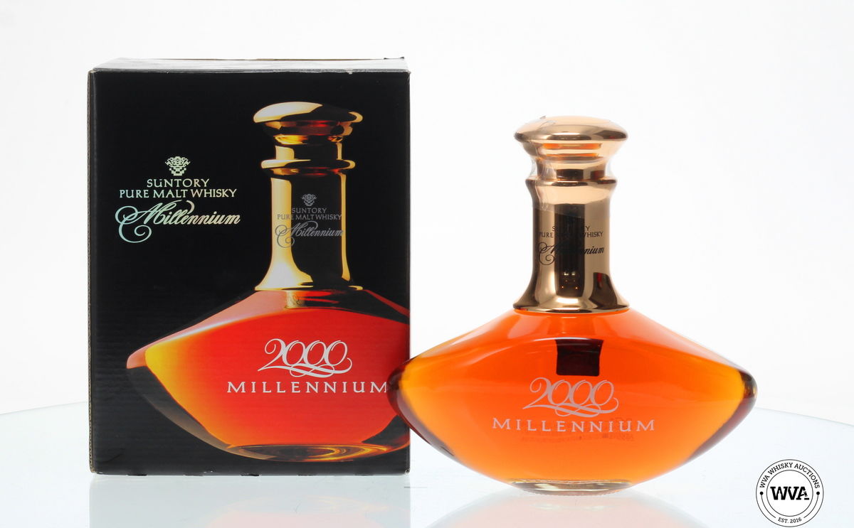 【希少未開栓】SUNTORY　ピュアモルトウイスキー、ミレニアム2000 未開栓】SUNTORY サントリー ミレニアム 2000 ピュアモルト