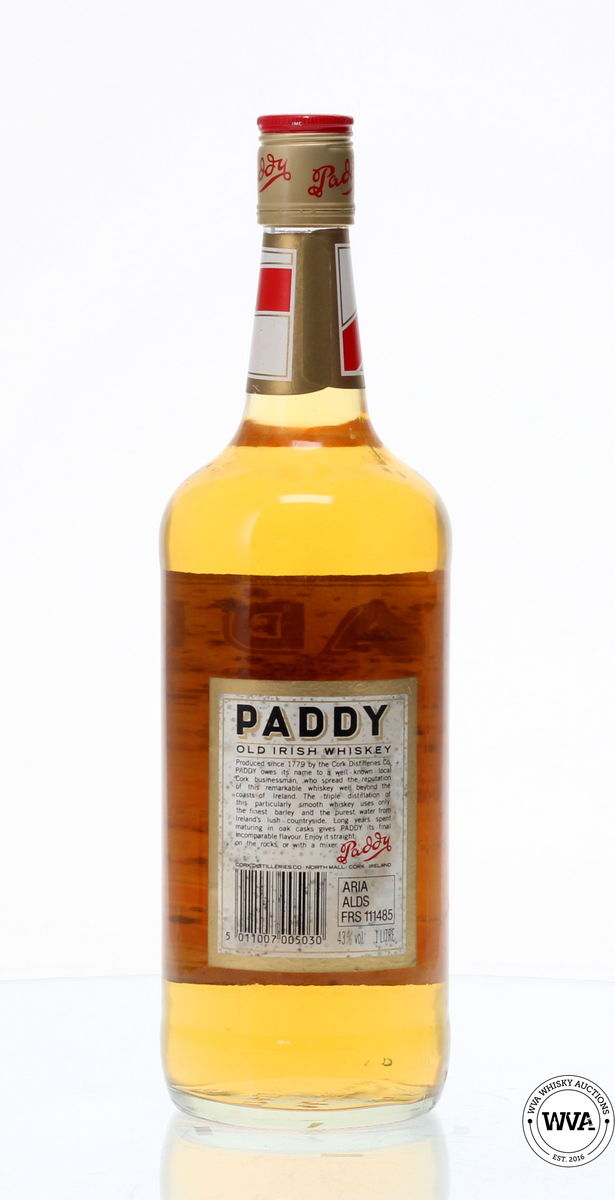 PADDY OLD IRISH WHISKEY
