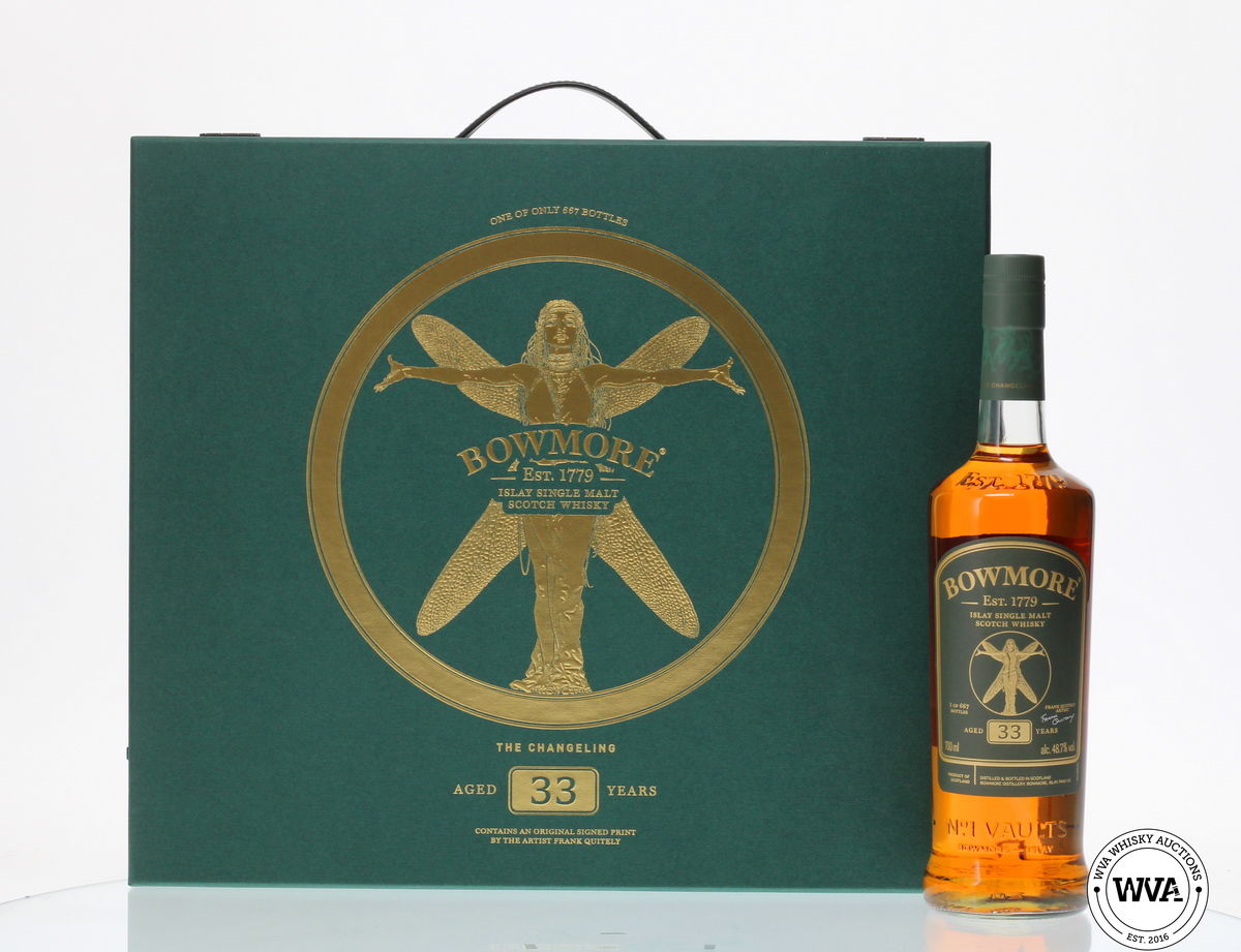 BOWMORE 33 YEAR OLD "THE CHANGELING" - FRANK QUIETLY