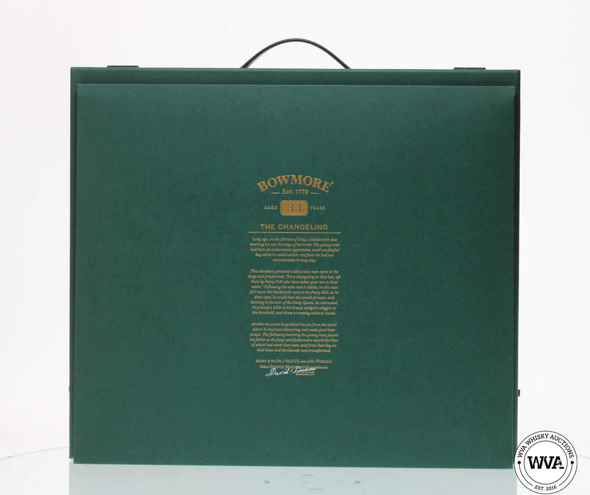 BOWMORE 33 YEAR OLD "THE CHANGELING" - FRANK QUIETLY