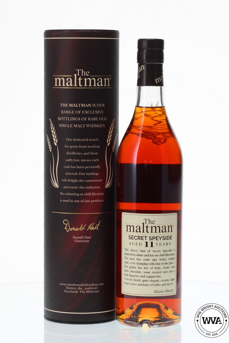 MACALLAN SECRET SPEYSIDE 2007 MALTMAN 11 YEAR OLD ALBA IMPORT