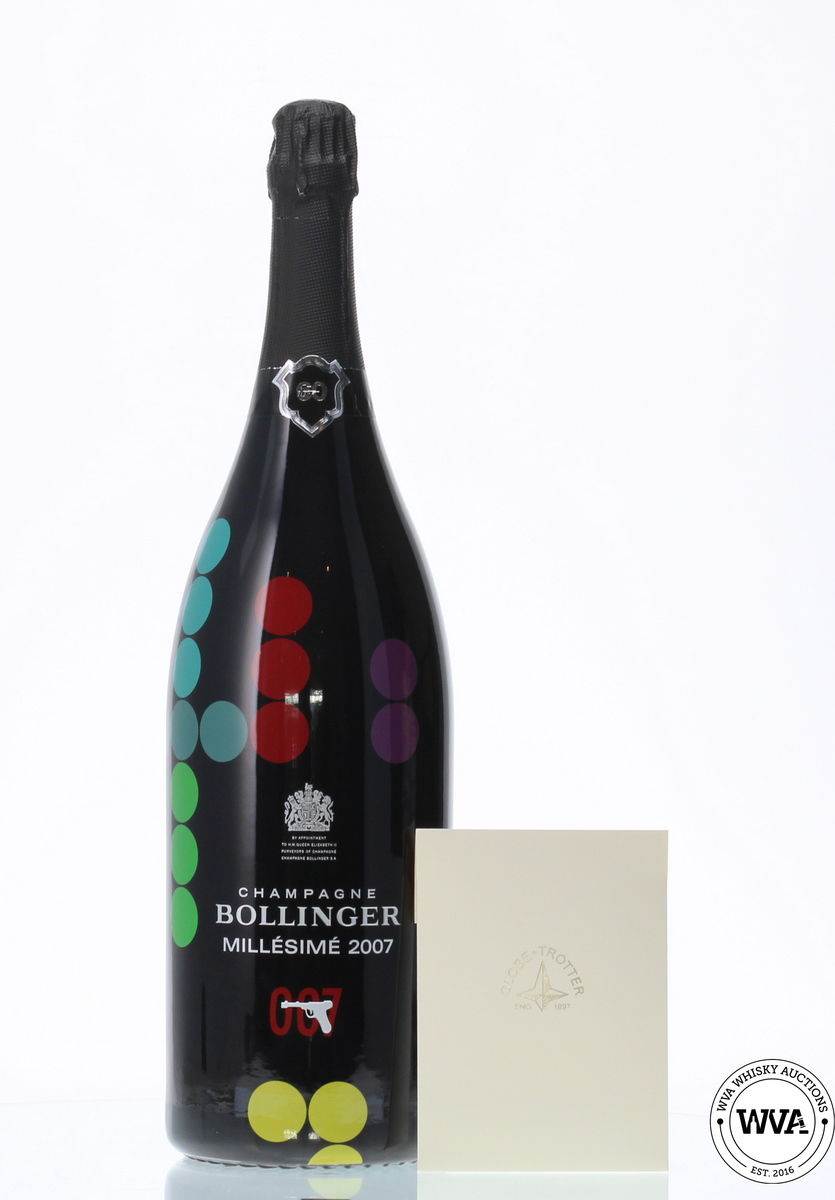 CHAMPAGNE BOLLINGER LIMITED EDITION 007 60TH ANNIVERSARY JEROBOAM SET