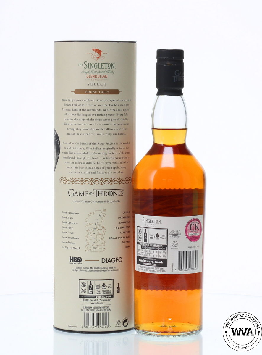 SINGLETON GLENDULLAN GAME OF THRONES HOUSE TULLY