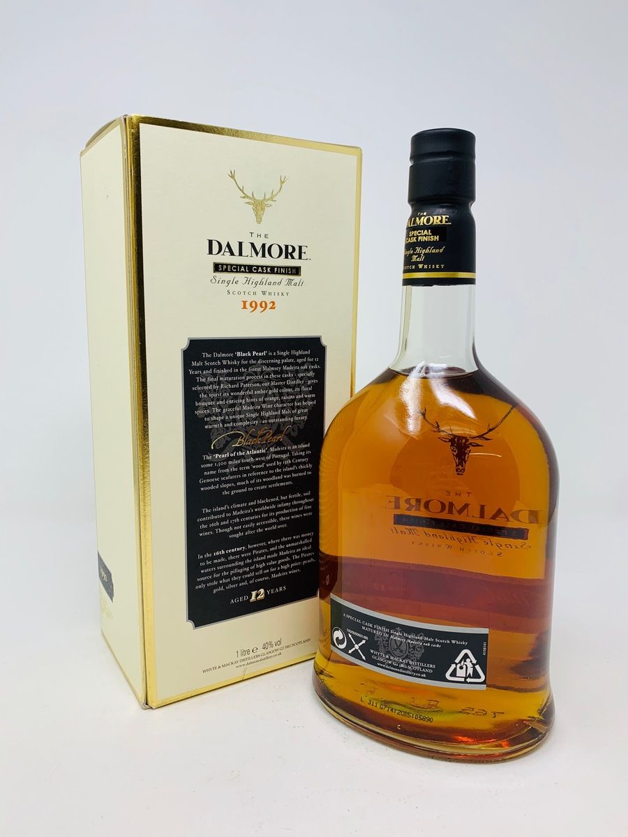 DALMORE 12 YEAR OLD "OLD BLACK PEARL" 1992