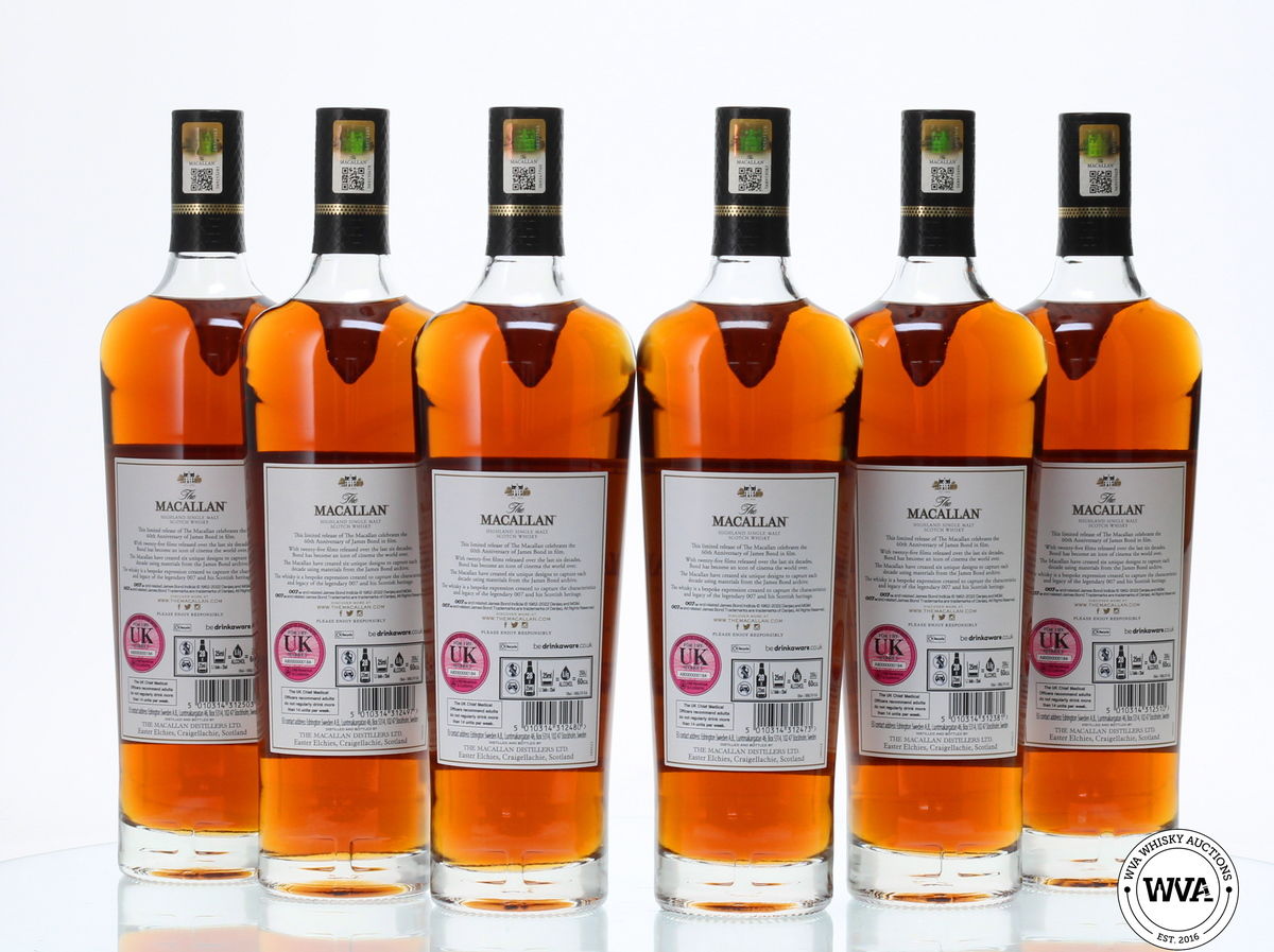 MACALLAN JAMES BOND 60TH ANNIVERSARY - DECADES I - VI