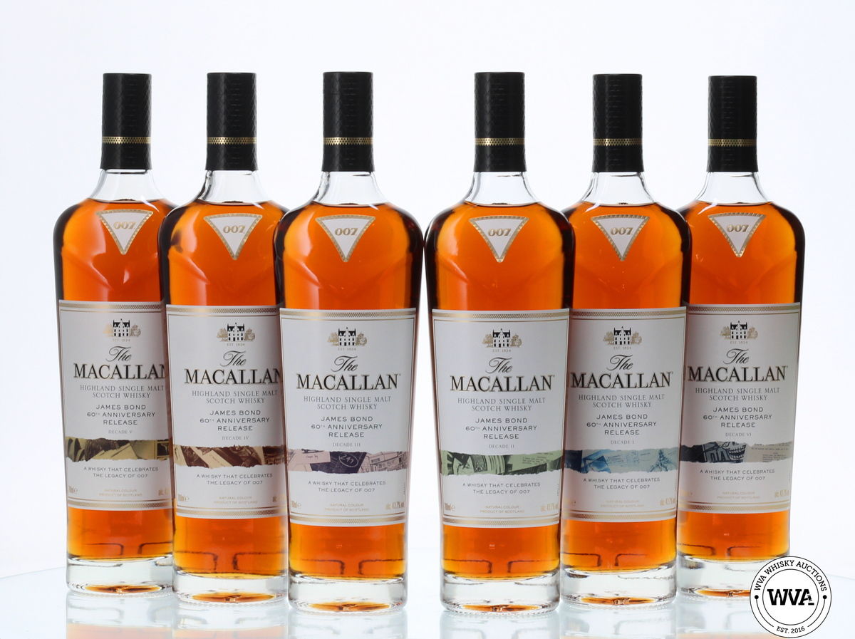 MACALLAN JAMES BOND 60TH ANNIVERSARY - DECADES I - VI