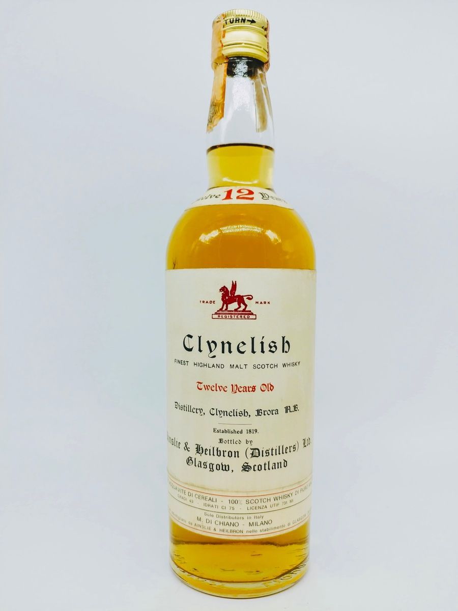 CLYNELISH 12 YEAR OLD AINSLIE & HEILBRON 