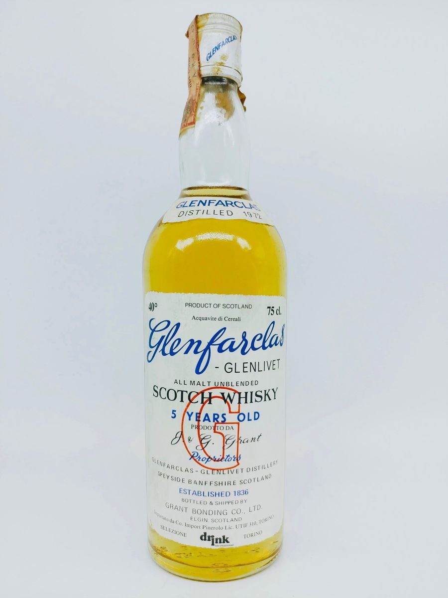 GLENFARCLAS GLENLIVET 5 YEAR OLD 1972
