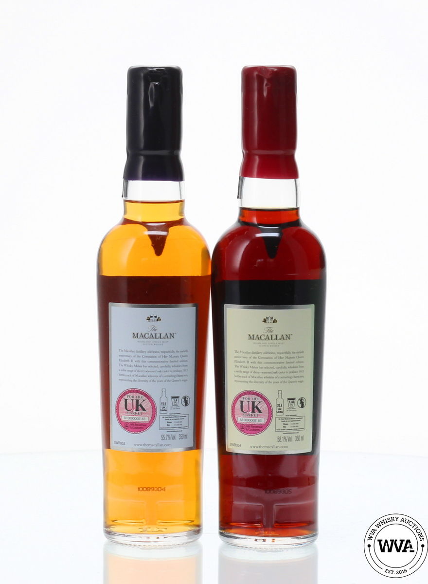 MACALLAN 60TH ANNIVERSARY OF THE CORONATION 2 X 35CL