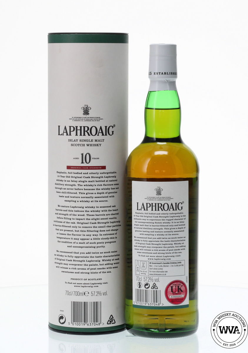 LAPHROAIG 10 YEAR OLD 2013 BATCH #005 ORIGINAL CASK STRENGTH