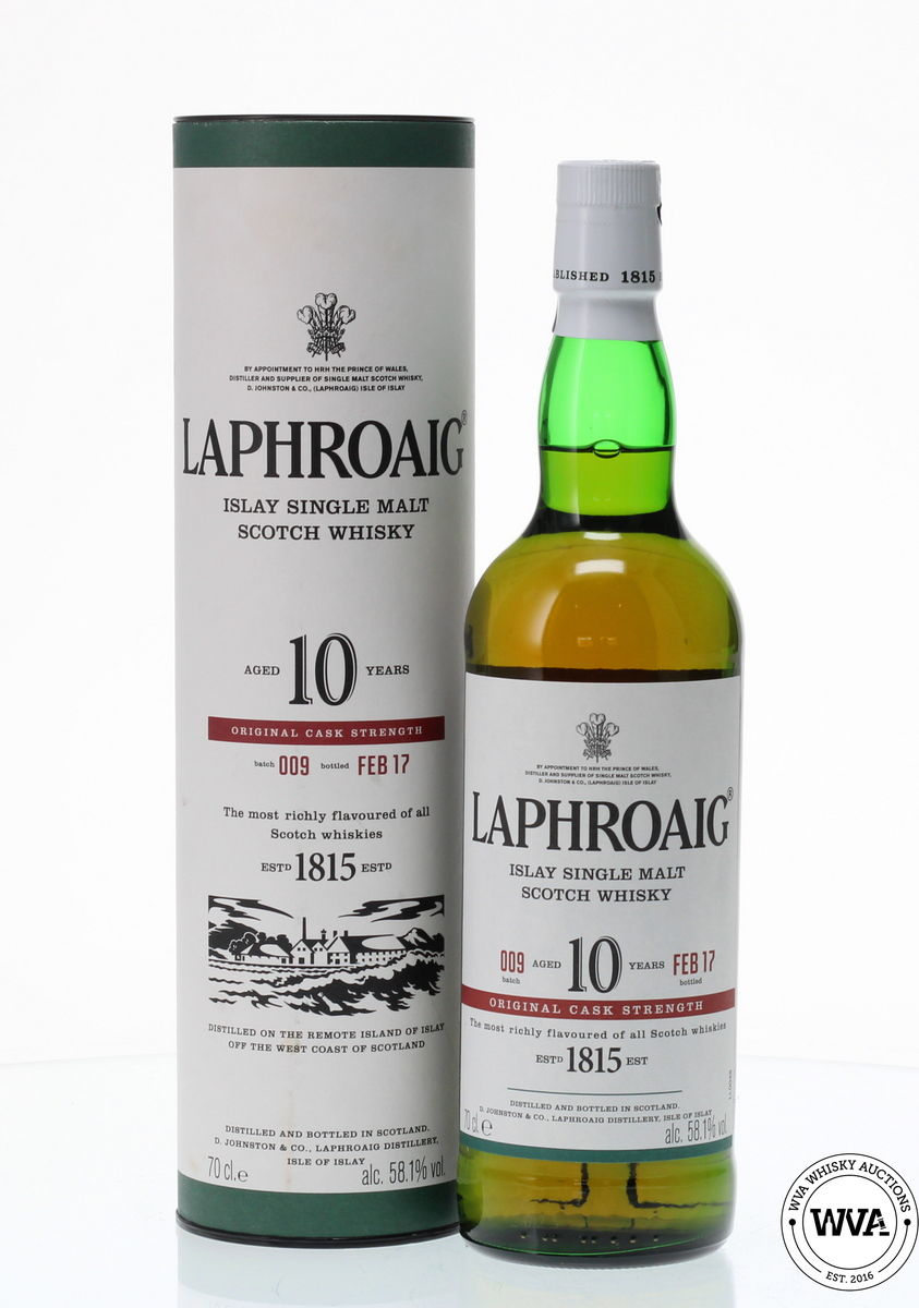 LAPHROAIG 10 YEAR OLD 2017 BATCH #009 ORIGINAL CASK STRENGTH