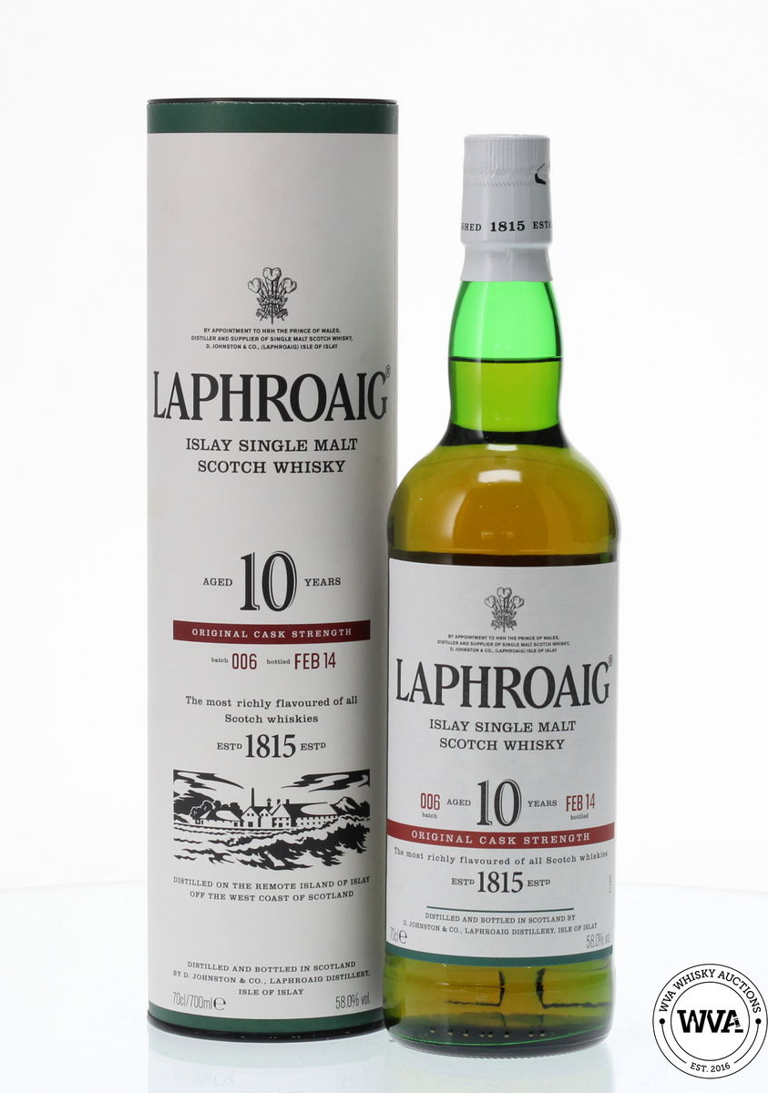 LAPHROAIG 10 YEAR OLD 2014 BATCH #006 ORIGINAL CASK STRENGTH