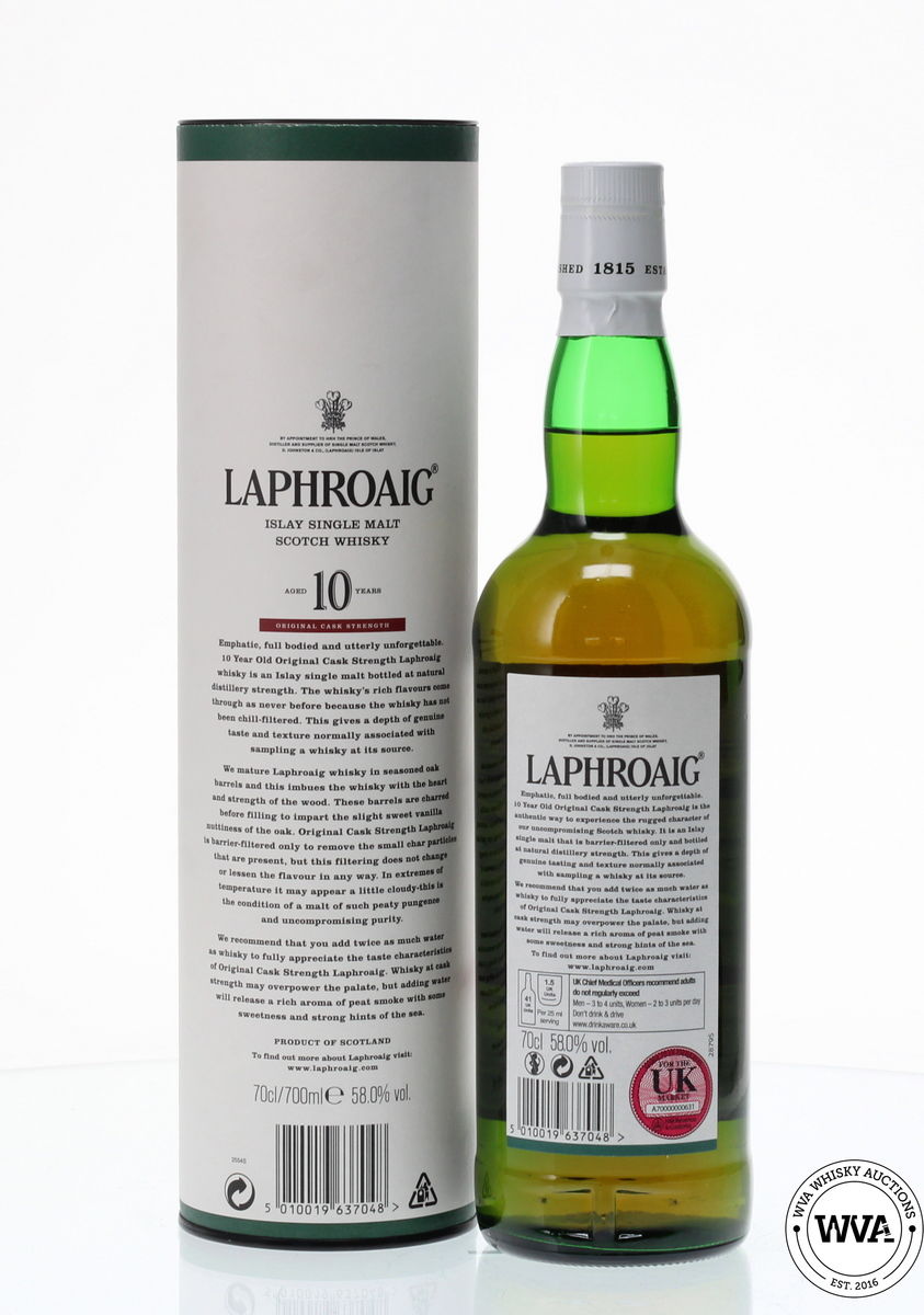 LAPHROAIG 10 YEAR OLD 2014 BATCH #006 ORIGINAL CASK STRENGTH