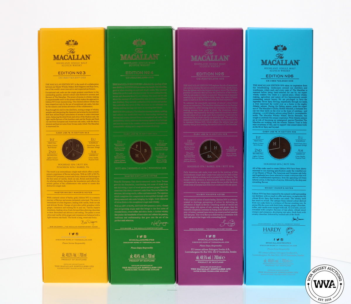MACALLAN EDITIONS (3-6) 