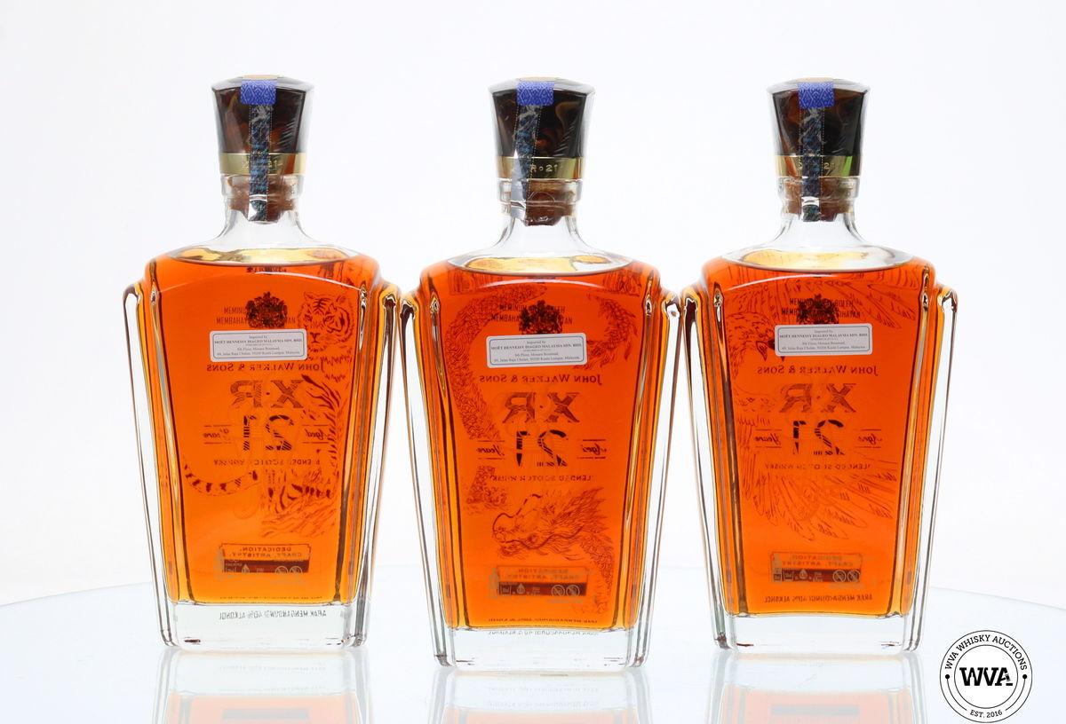 JOHNNIE WALKER XR 21 YEAR OLD - THE 3 KINGDOMS LTD EDITION  