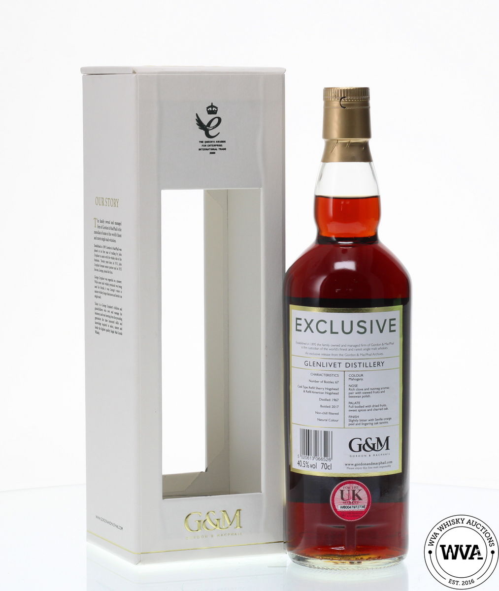GLENLIVET 50 YEAR OLD 1967 - ARCHIVE RELEASE