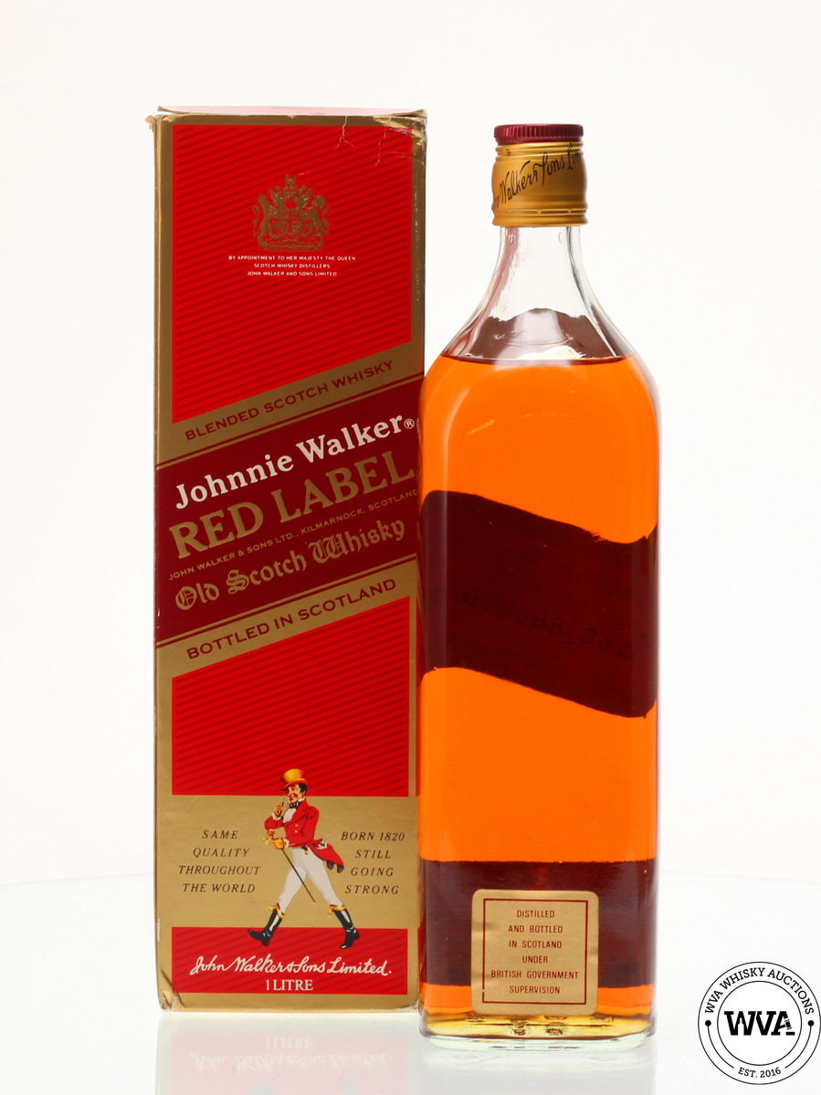 JOHNNIE WALKER RED LABEL 1 LITRE