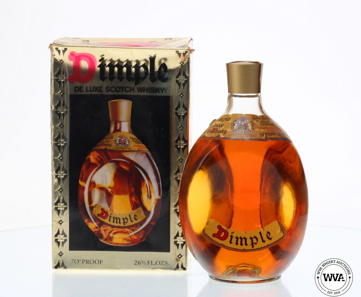 DIMPLE WHISKY 26 2/3 FL OZ 1970's