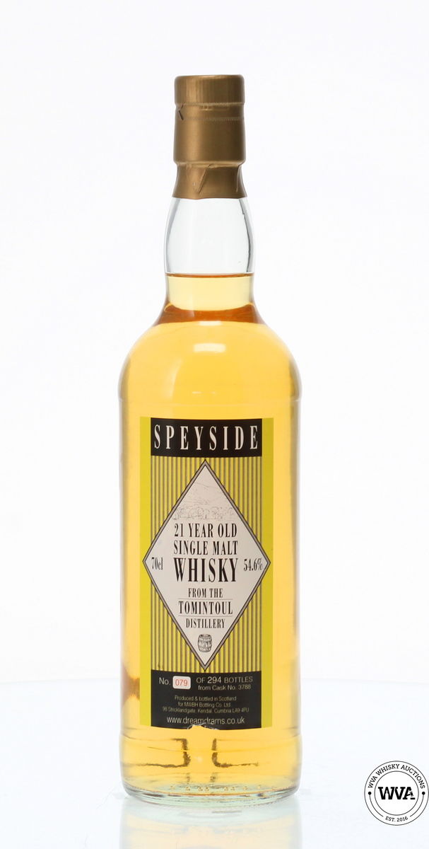 TOMINTOUL 21 YEAR OLD #3788 - 1990'S GREAT WHISKY SWINDLE