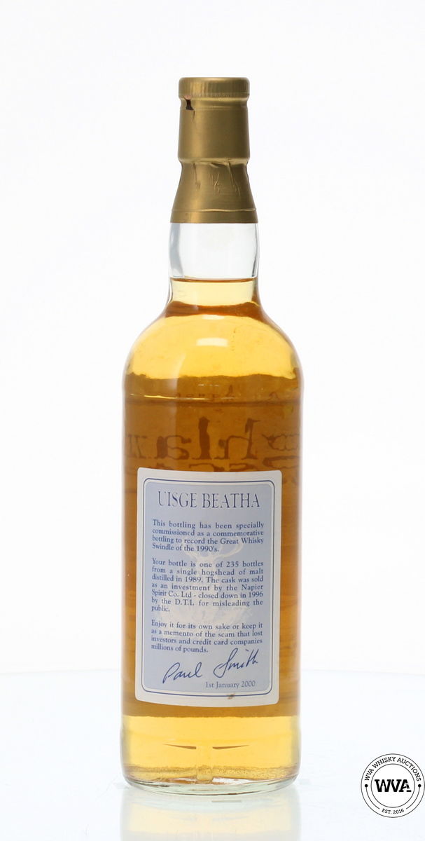 BLAIR ATHOL 1989 11 YEAR OLD - HIGHLAND SCAM - 1990'S GREAT WHISKY SWINDLE