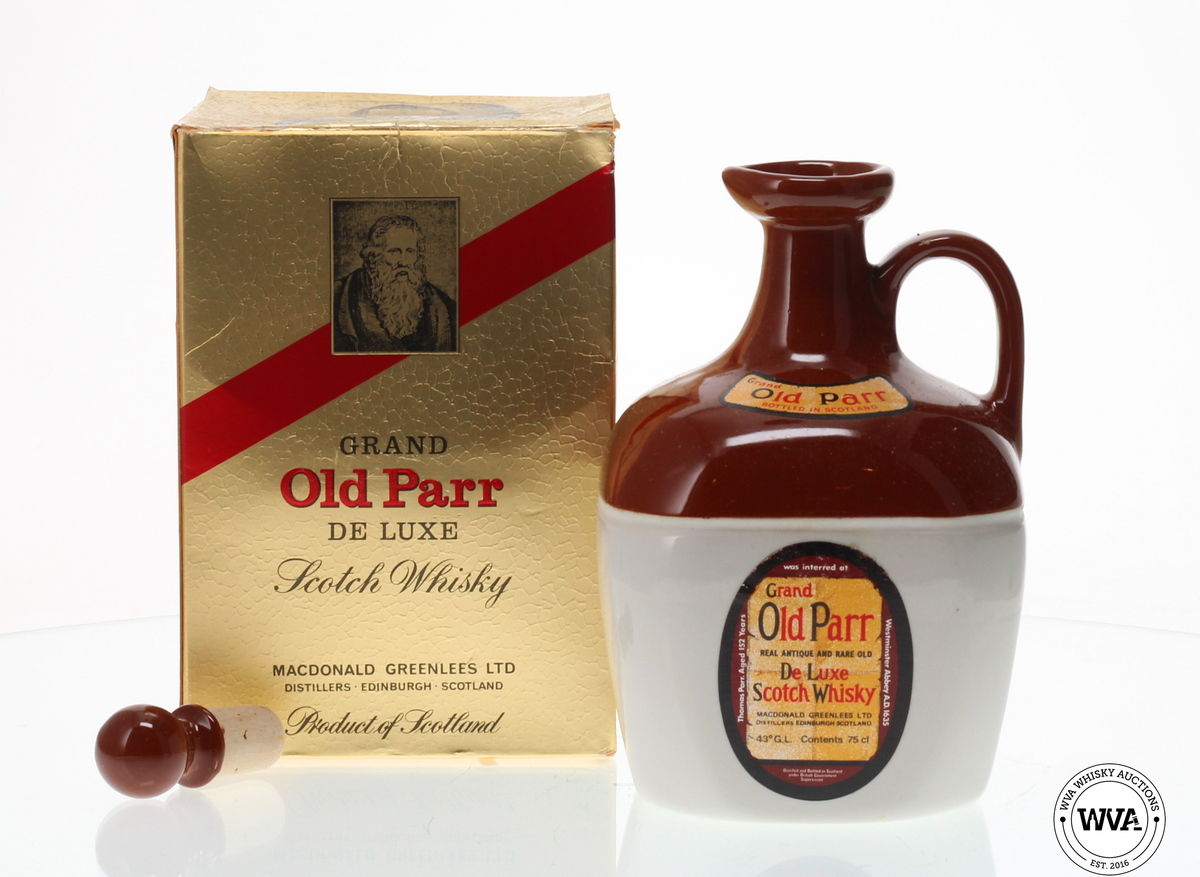 GRAND OLD PARR DE LUXE SCOTCH WHISKY 1980'S