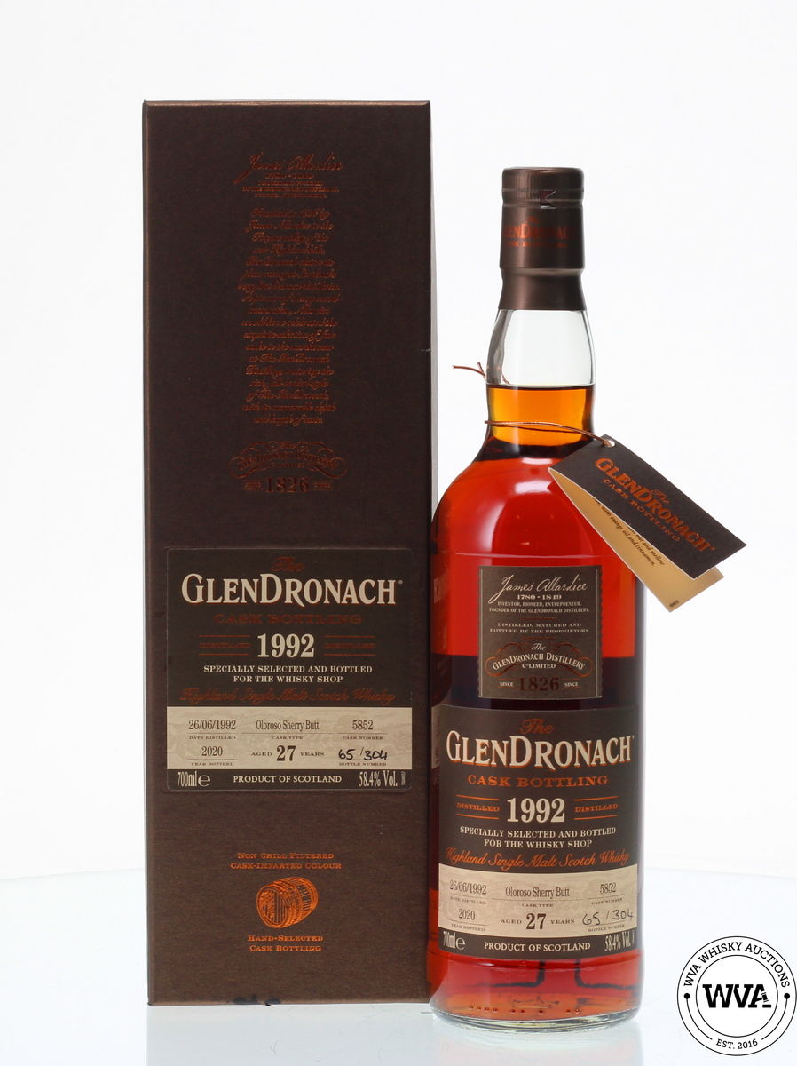 GLENDRONACH 27 YEAR OLD 1992 SINGLE CASK #5852