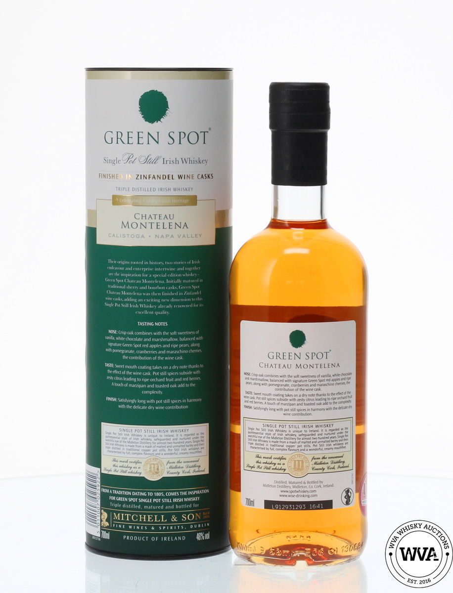 GREEN SPOT CHATEAU MONTELENA ZINFANDEL WINE CASK FINISH