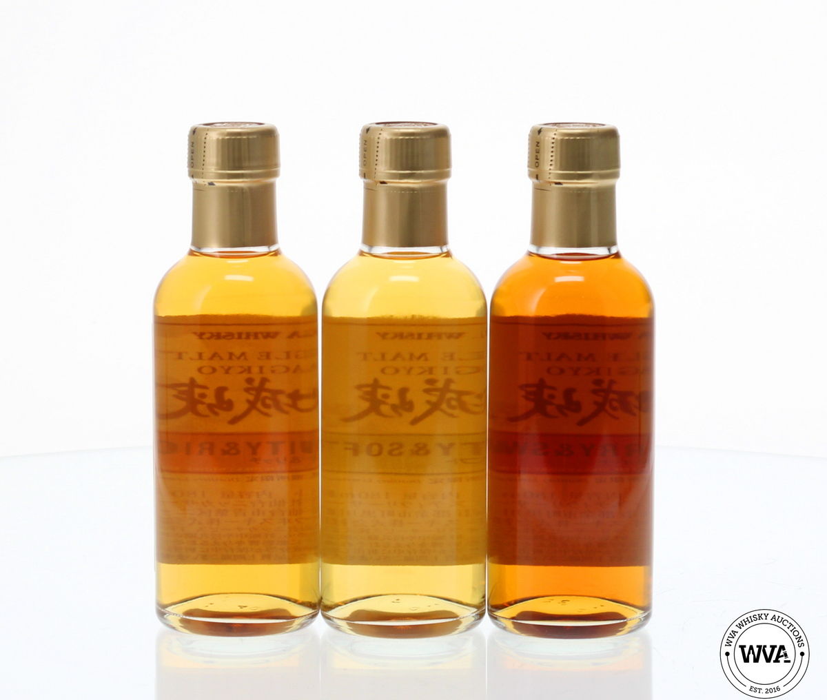NIKKA SINGLE MALT MIYAGIKYO SET 3 X 18CL