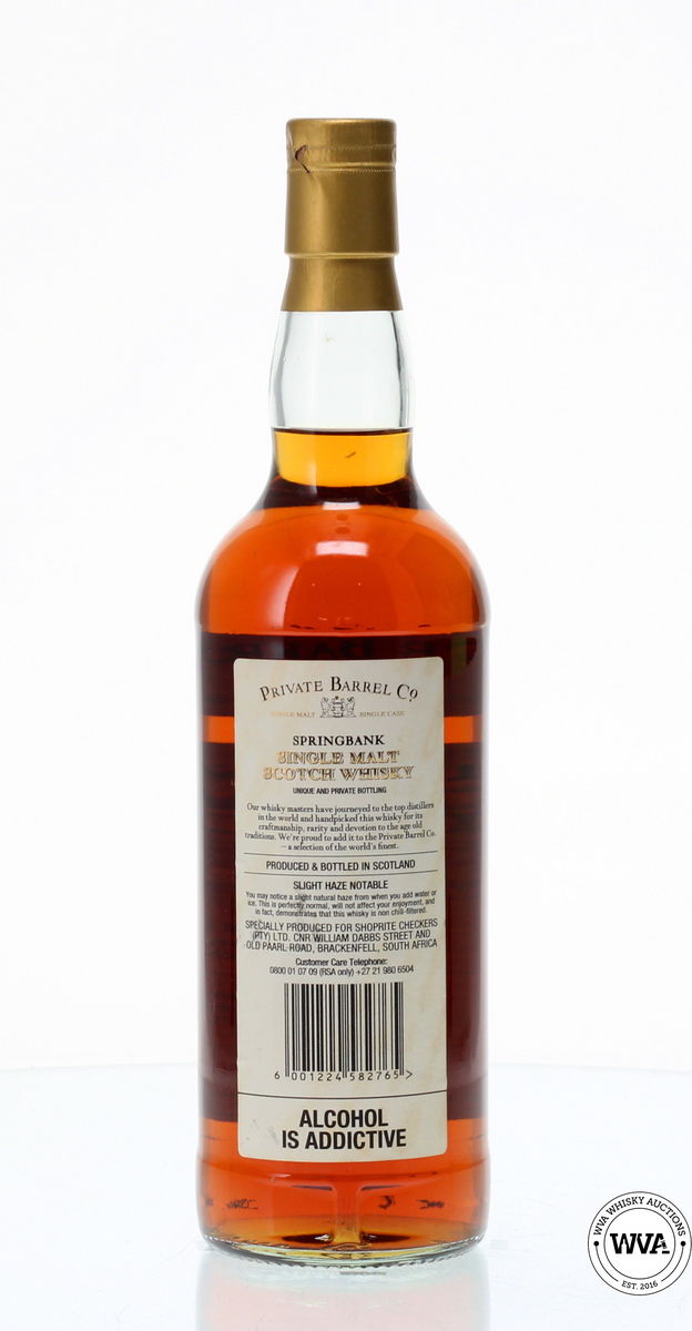 SPRINGBANK 23 YEAR OLD - PRIVATE BARREL CO.