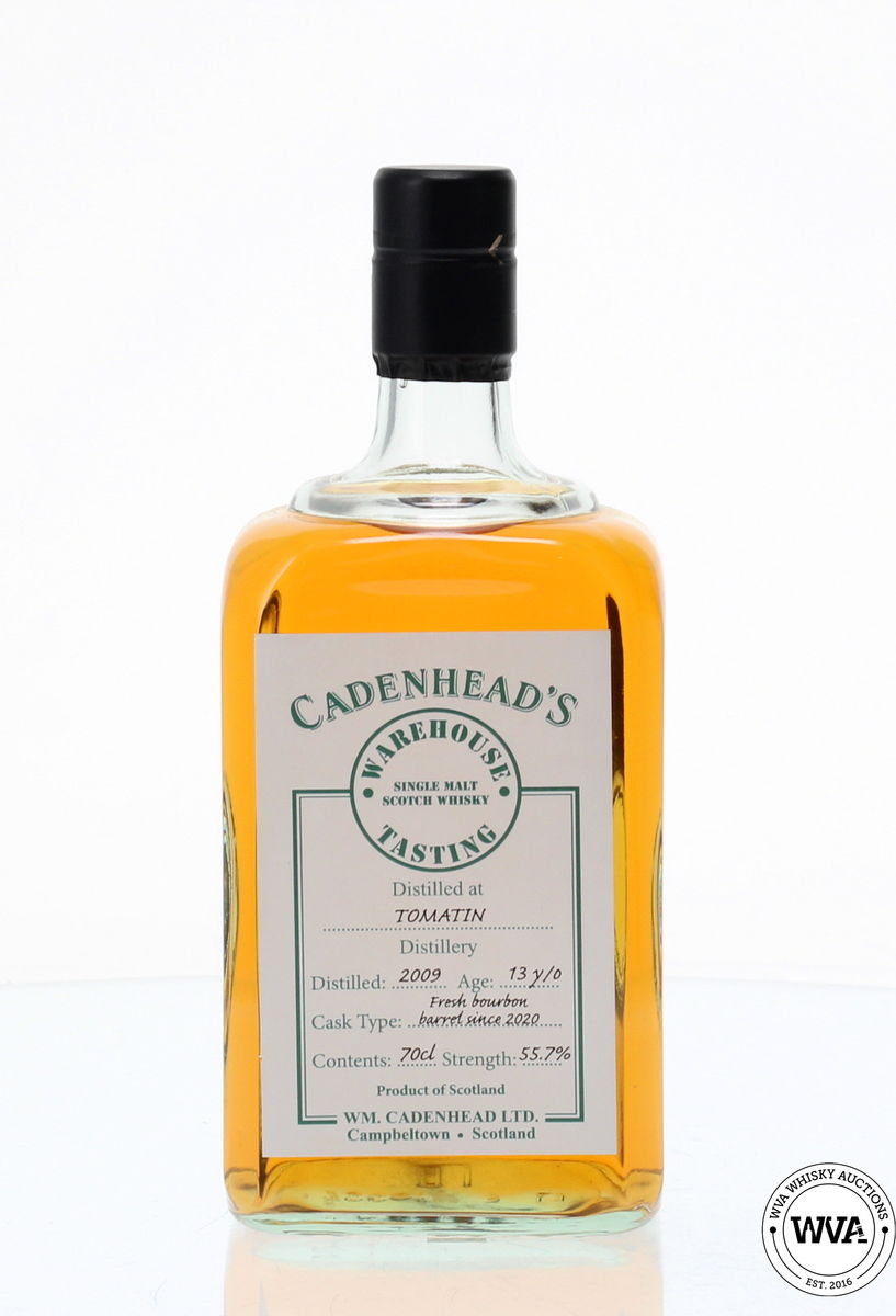 TOMATIN 13 YEAR OLD CADENHEAD'S WAREHOUSE TASTING