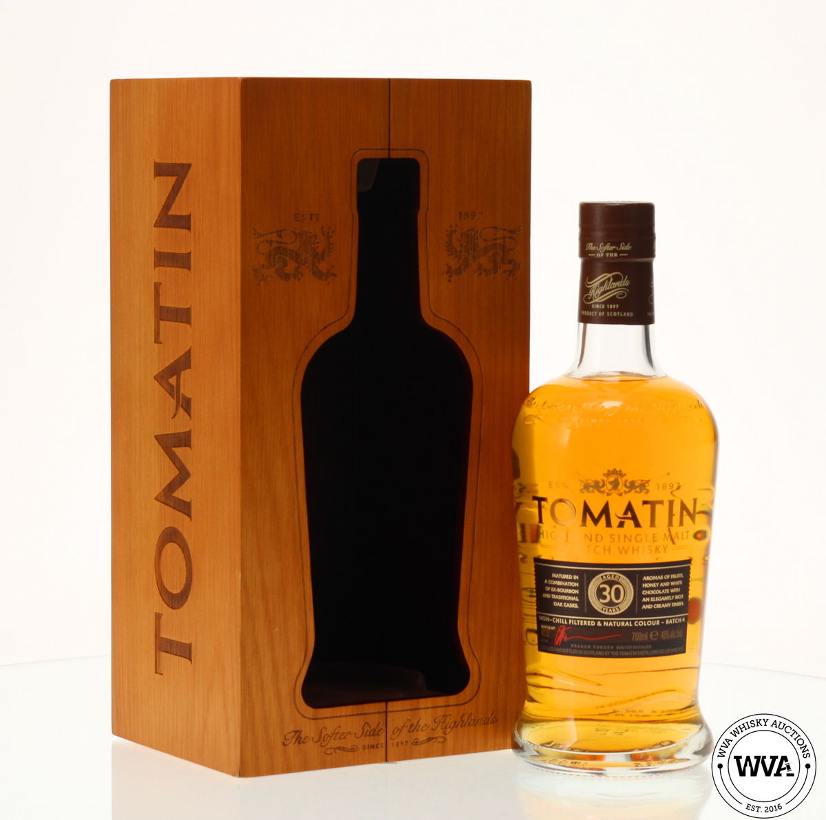 Tomatin 30y Batch2 空瓶 Tomatin 30 Year Old ex-Bourbon Casks - Tomatin Whisky