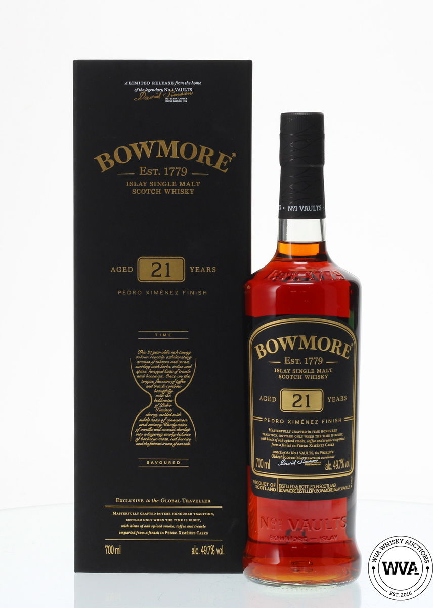 BOWMORE 21 YEAR OLD PEDRO XIMENEZ FINISH