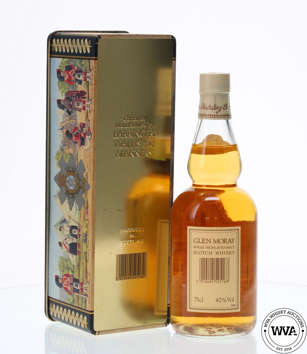 GLEN MORAY 12 YEAR OLD 1980's THE BLACK WATCH HIGHLAND REGIMENTS