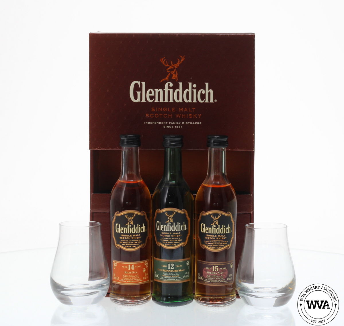 GLENFIDDICH FAMILY COLLECTION 10cl MINIATURE SET