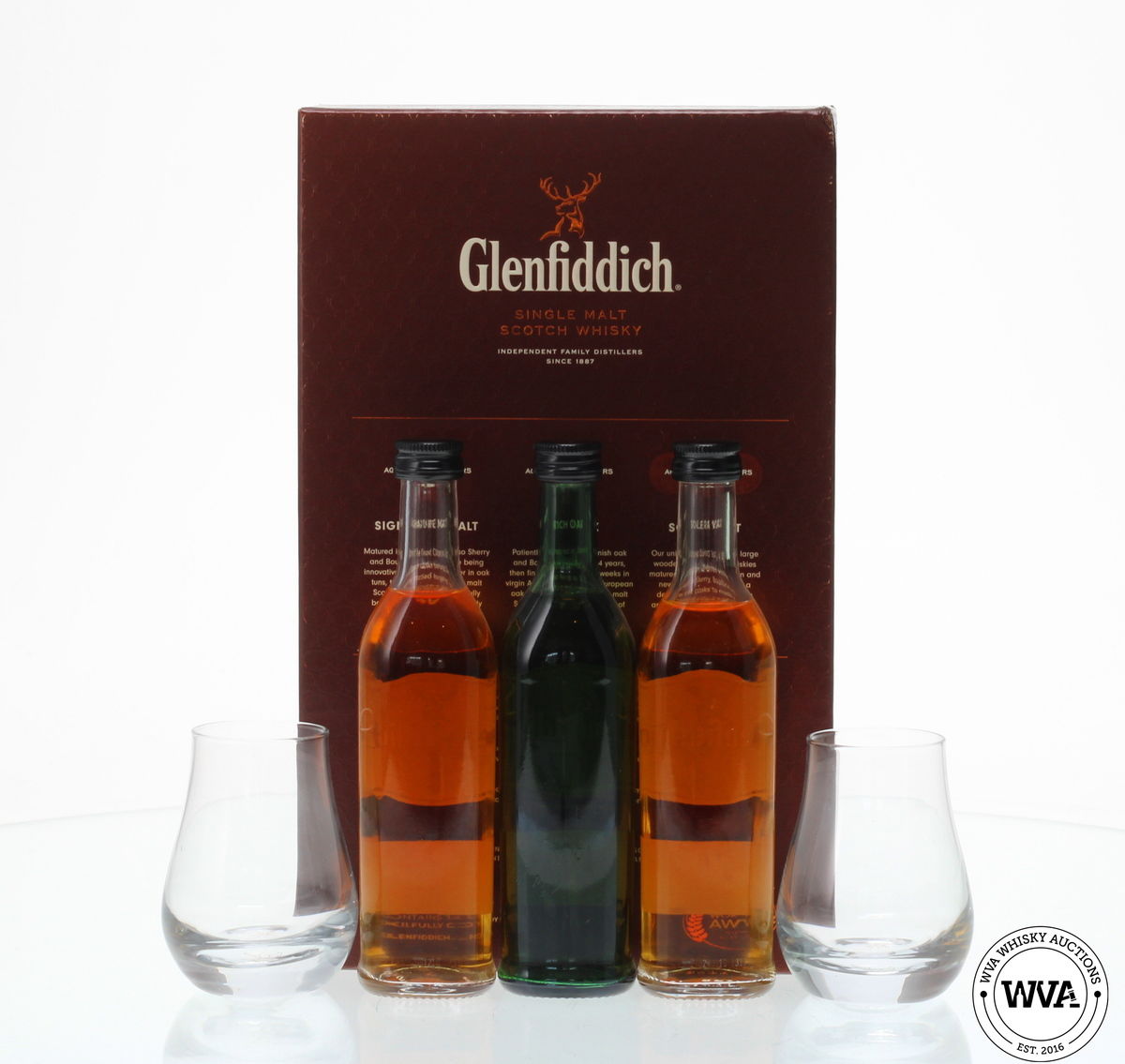 GLENFIDDICH FAMILY COLLECTION 10cl MINIATURE SET
