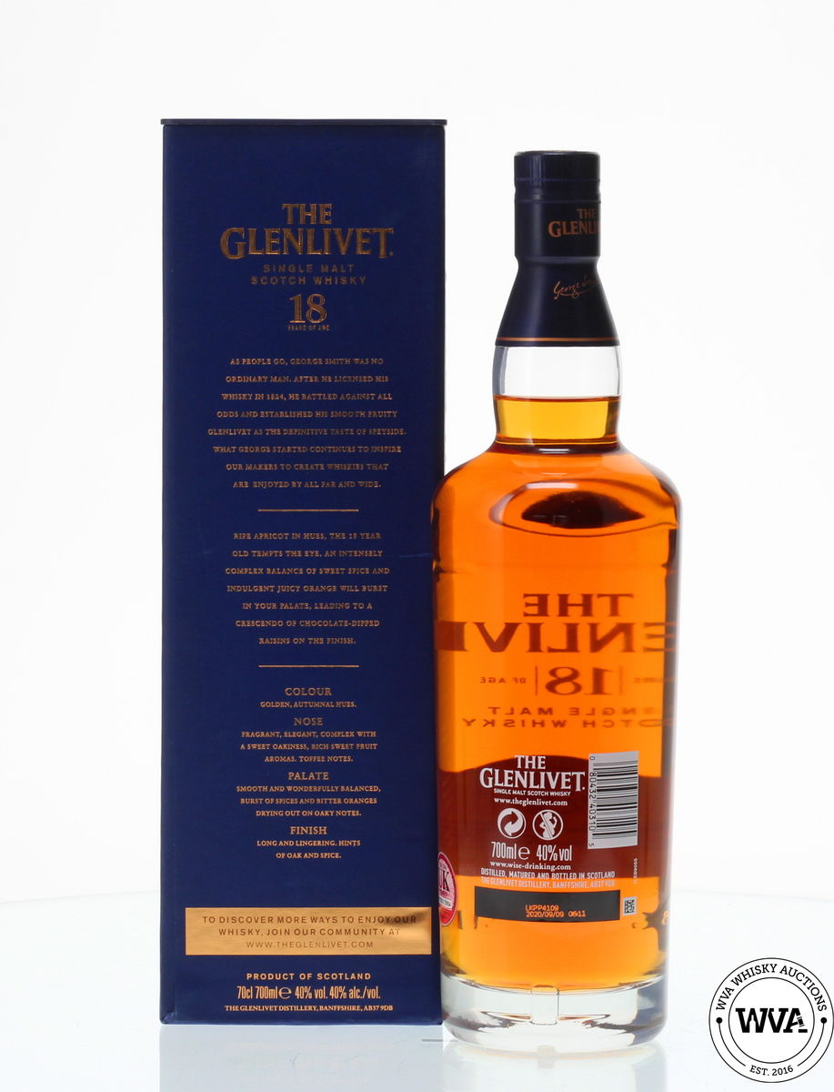 GLENLIVET 18 YEAR OLD BATCH RESERVE