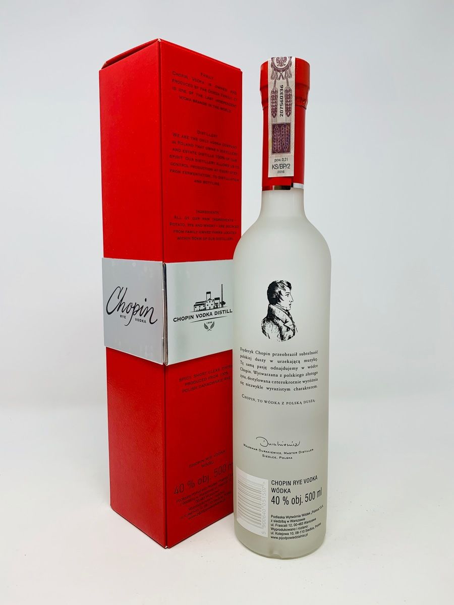 CHOPIN RYE VODKA