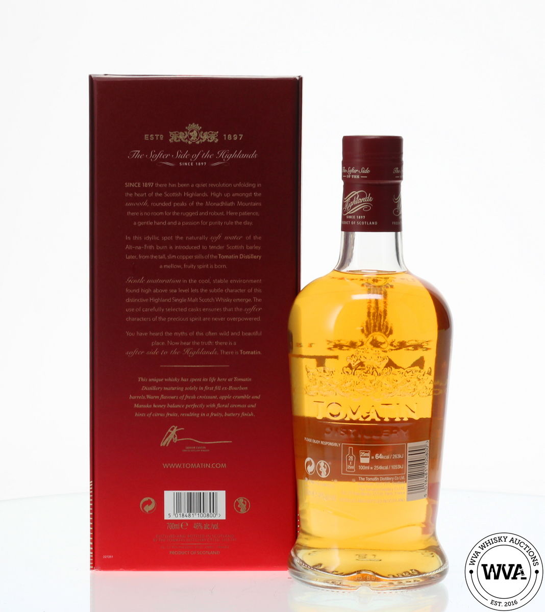 TOMATIN 21 YEAR OLD BOURBON BARREL - TRAVEL RETAIL EXCLUSIVE