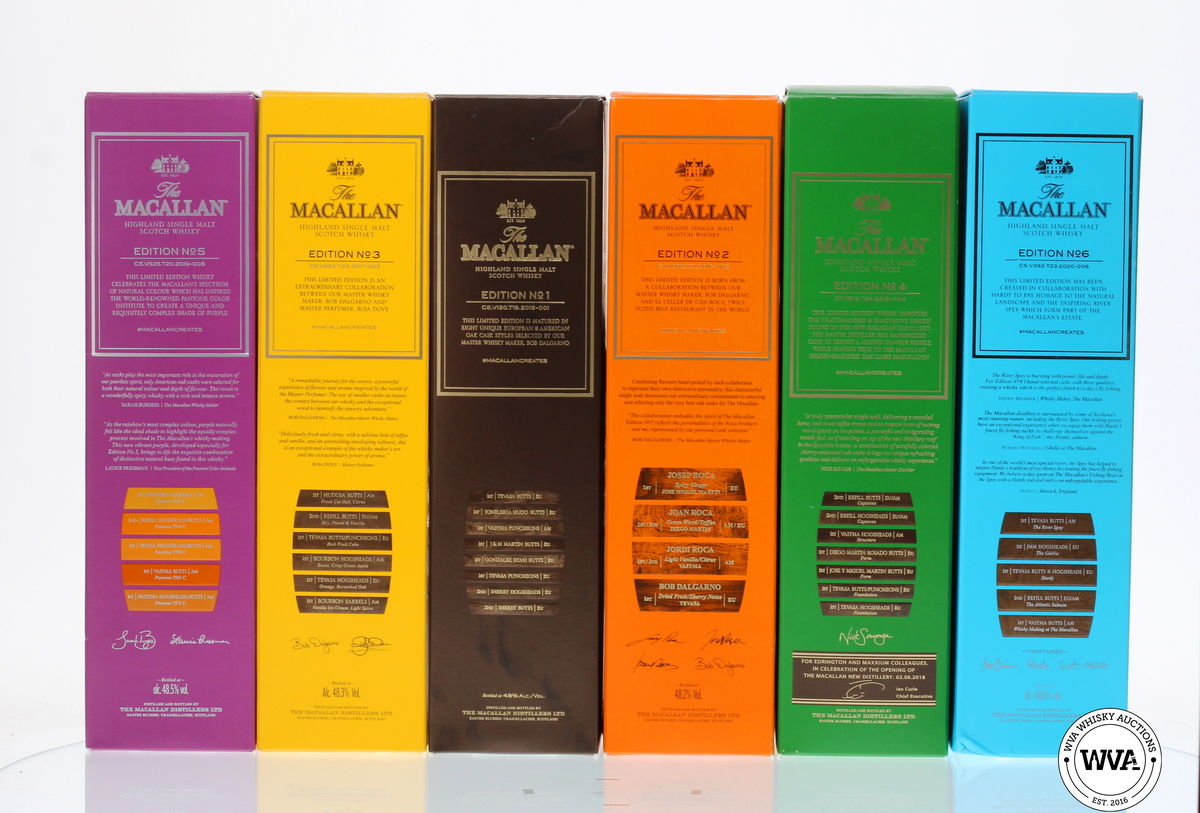 MACALLAN EDITIONS SET (1-6) 