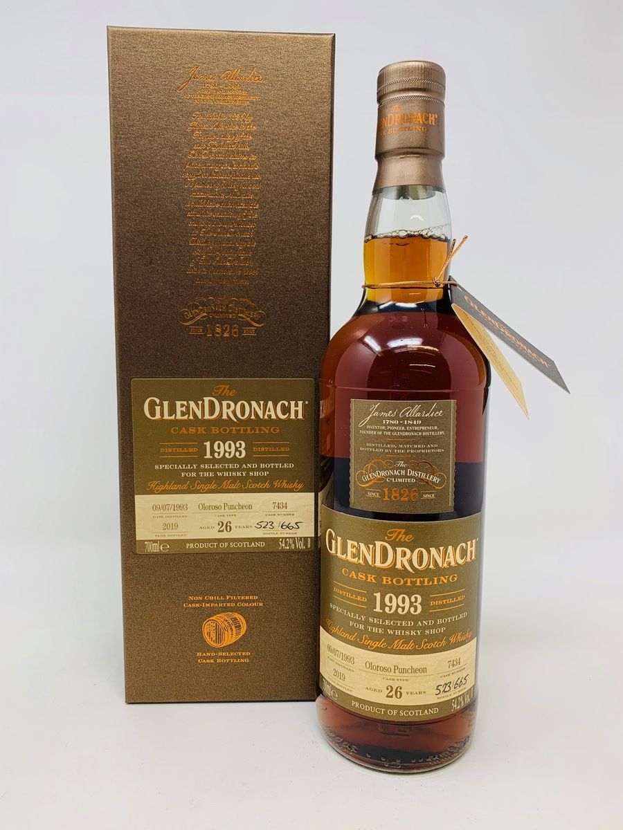 GLENDRONACH 26 YEAR OLD 1993 SINGLE CASK #7434