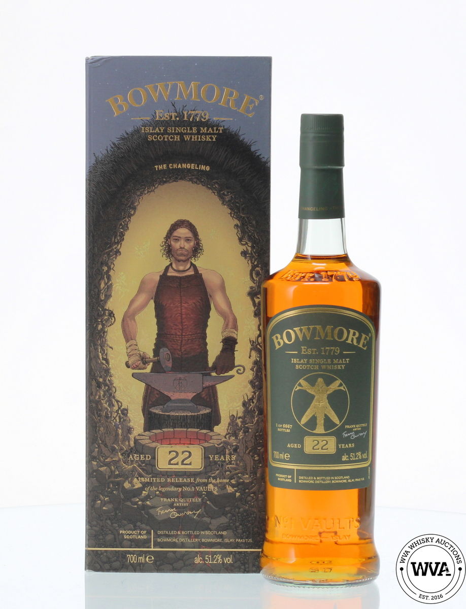 BOWMORE 22 & 33 YEAR OLD "THE CHANGELING" (2 x 70cl)
