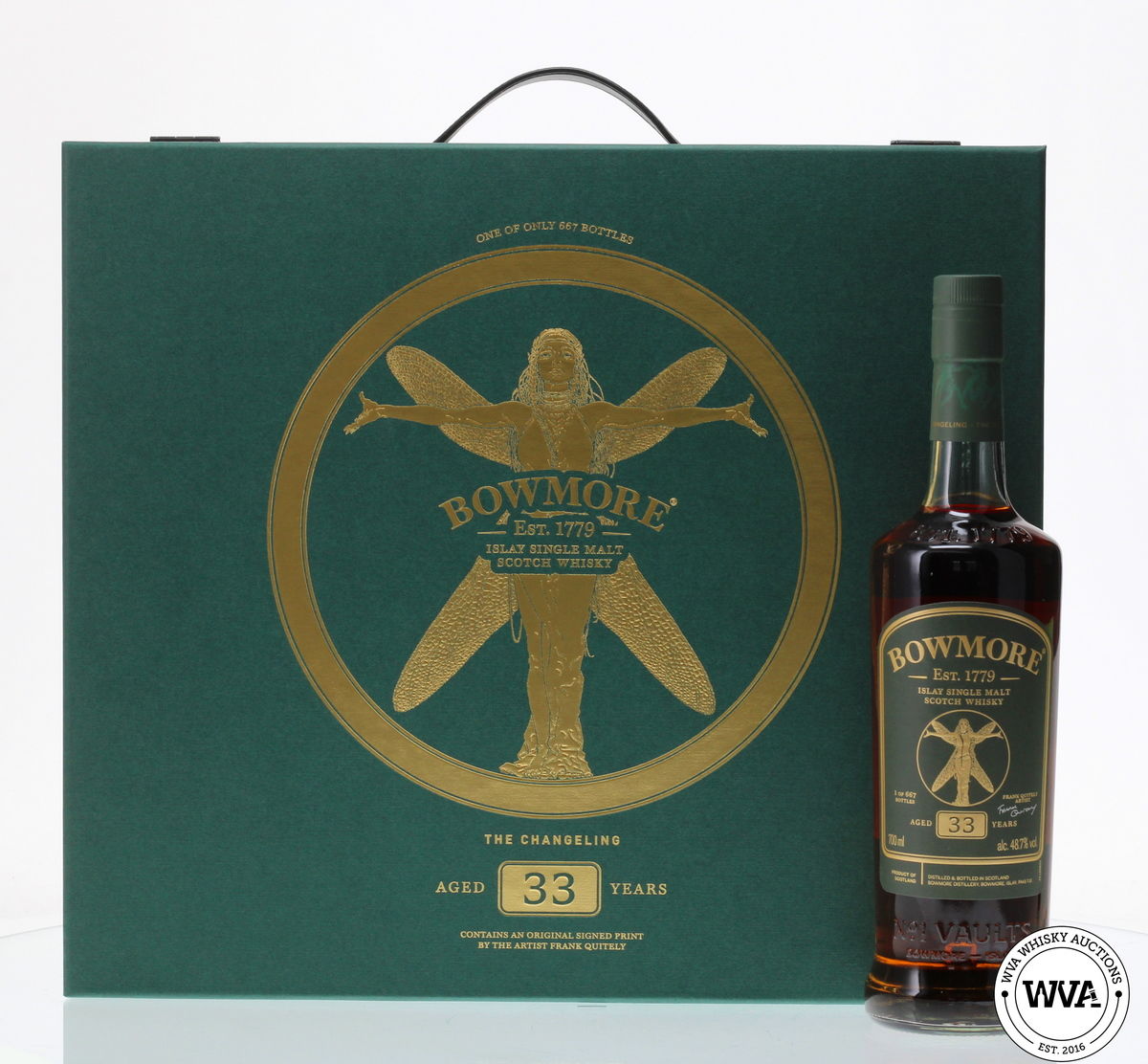 BOWMORE 22 & 33 YEAR OLD "THE CHANGELING" (2 x 70cl)